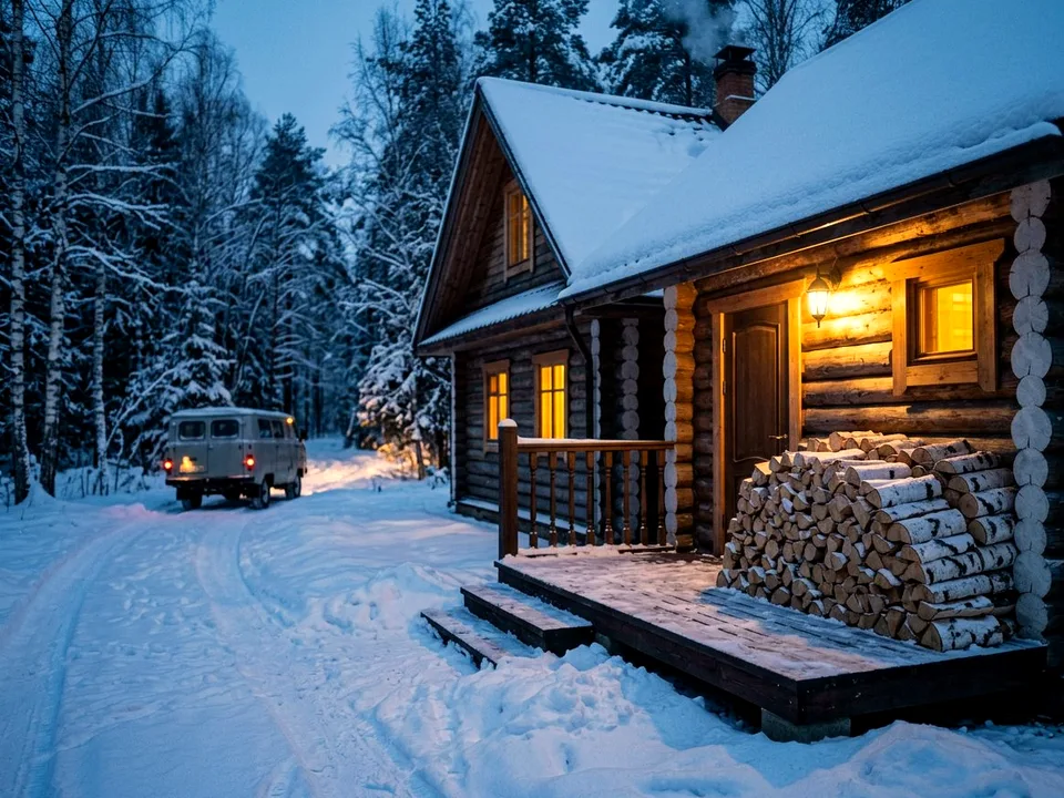 Круговая поленница holzhausen, Молодёжный, проезд Каминная, 4